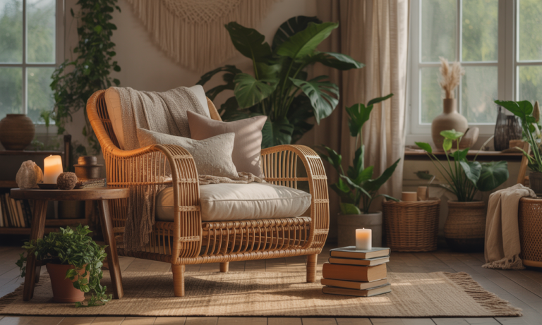 découvrez comment un fauteuil en rotin peut transformer votre intérieur en un espace bohème et cozy, alliant confort et style naturel pour une ambiance chaleureuse chez vous.