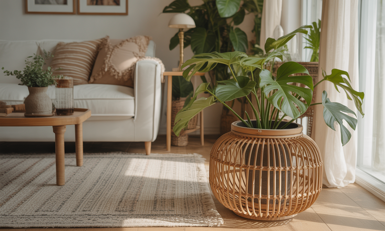 découvrez comment le pot de fleur en rotin apporte une touche naturelle et tendance à votre décoration intérieure tout en sublimant vos plantes.
