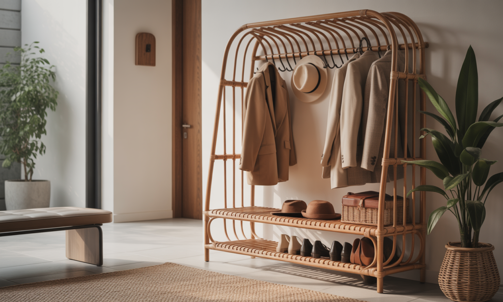 découvrez le porte-manteau en rotin, l'accessoire chic et pratique qui transforme votre entrée en un espace élégant et organisé. alliez style naturel et fonctionnalité pour sublimer votre intérieur.