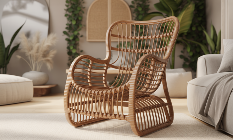 découvrez notre chaise en rotin design alliant élégance naturelle et confort. parfaite pour sublimer votre intérieur avec une touche authentique et raffinée.