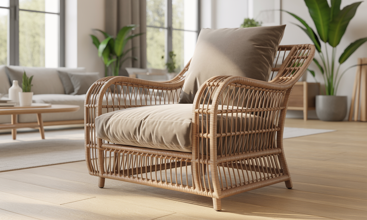 découvrez notre fauteuil en rotin synthétique, alliant élégance naturelle et robustesse durable, parfait pour sublimer votre intérieur ou extérieur avec style et confort.