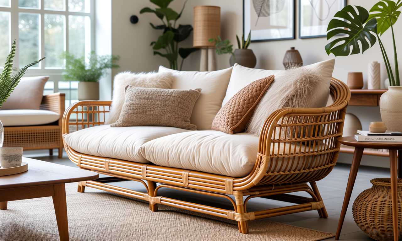 découvrez le canapé en rotin vintage, un trésor déco intemporel qui fait son grand retour pour sublimer votre intérieur avec charme et authenticité.