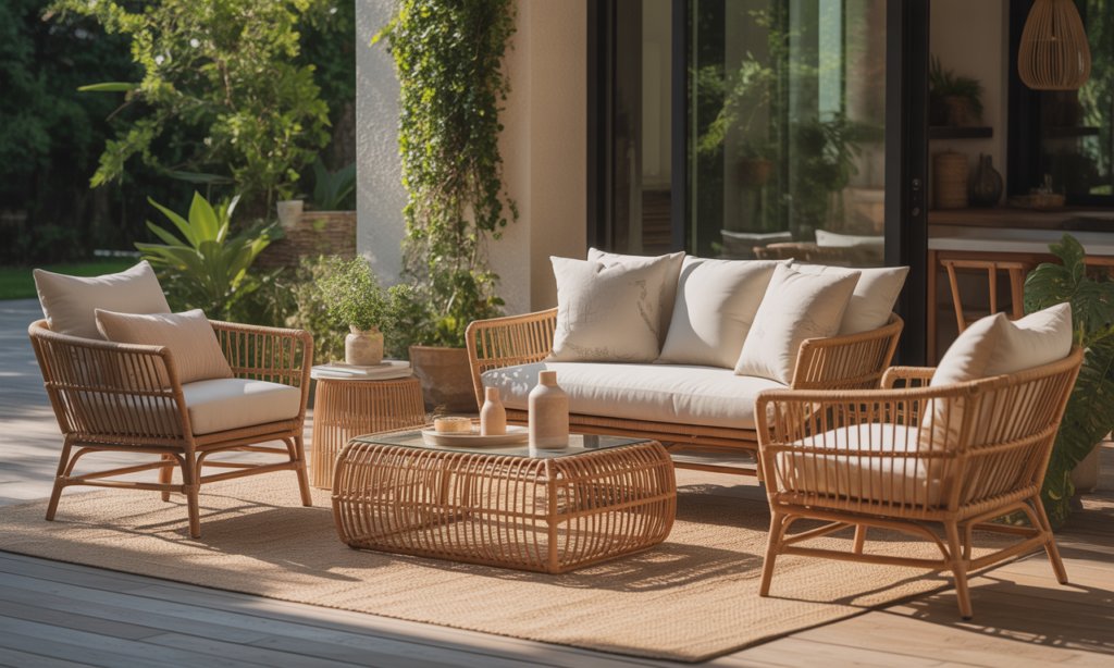 découvrez le salon en rotin, l'atout charme incontournable pour créer un extérieur tendance et cosy. profitez d'un mobilier élégant et confortable qui sublimera votre espace extérieur.