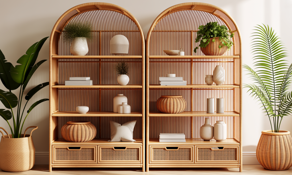 découvrez les étagères en rotin, l'élément incontournable pour une décoration naturelle et stylée qui apporte charme et authenticité à votre intérieur.