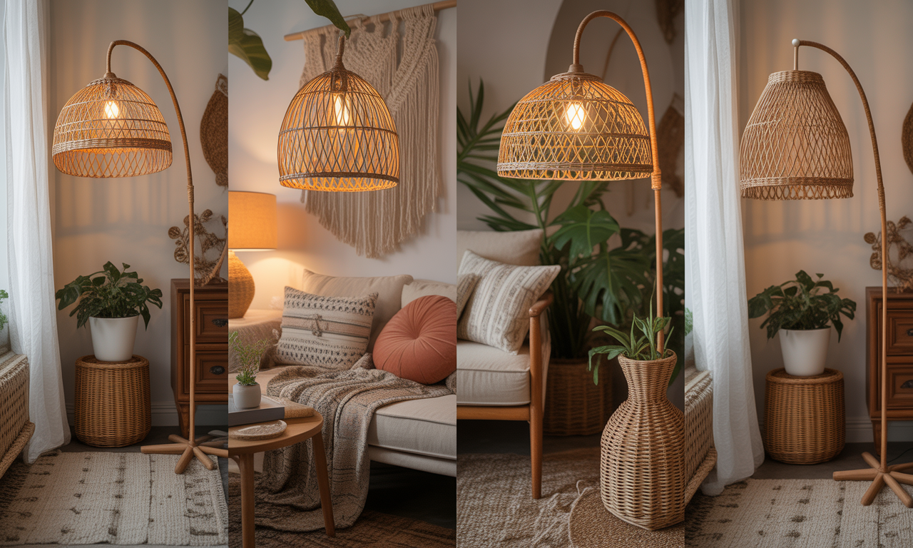 découvrez 5 façons élégantes d'intégrer un lampadaire en osier dans votre salon pour sublimer votre déco bohème chic avec une touche naturelle et lumineuse.