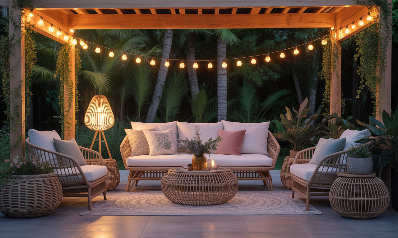 découvrez notre mobilier de jardin en rotin, alliant charme bohème et confort pour sublimer vos extérieurs avec élégance et naturel.