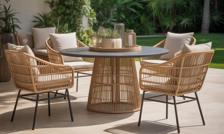 découvrez comment une table de jardin en rotin peut transformer votre extérieur en un espace chic et décontracté, alliant élégance naturelle et confort pour vos moments en plein air.
