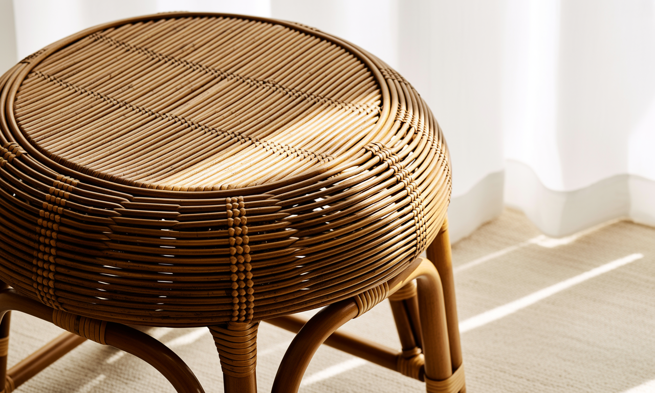 découvrez nos tabourets en rotin, l'assise naturelle idéale pour apporter charme et authenticité à votre décoration intérieure.