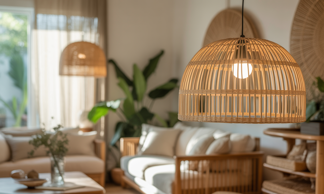 découvrez l'abat-jour en rotin, l'accessoire idéal pour créer une ambiance lumineuse, chaleureuse et naturellement élégante dans votre intérieur.