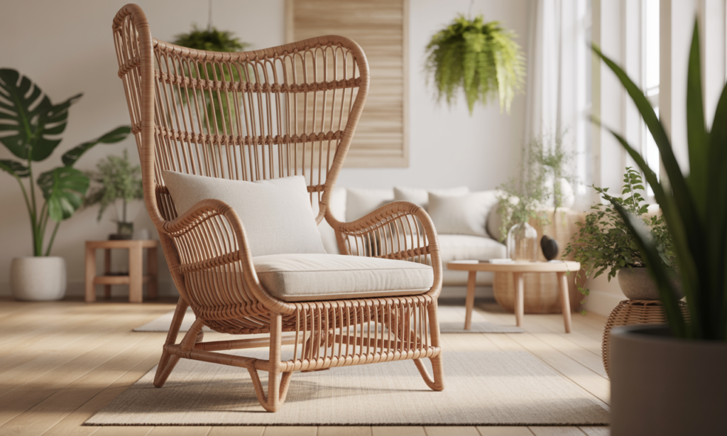 découvrez la chaise en rotin design, une pièce alliant élégance naturelle et style moderne pour sublimer votre intérieur avec authenticité et confort.