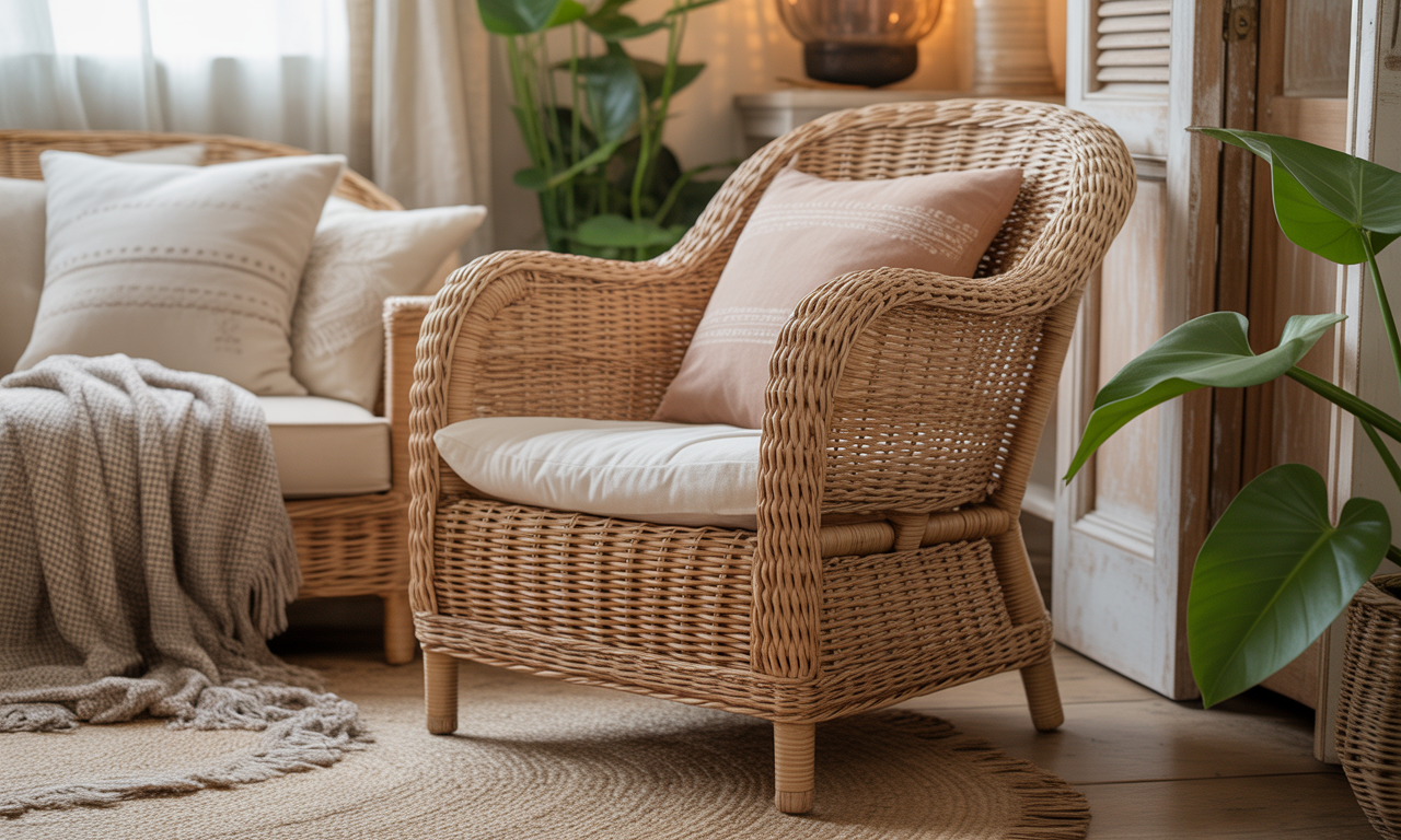 découvrez comment le petit fauteuil en osier apporte une touche bohème chic et une ambiance chaleureuse à votre décoration intérieure. un atout charme incontournable pour sublimer votre espace.
