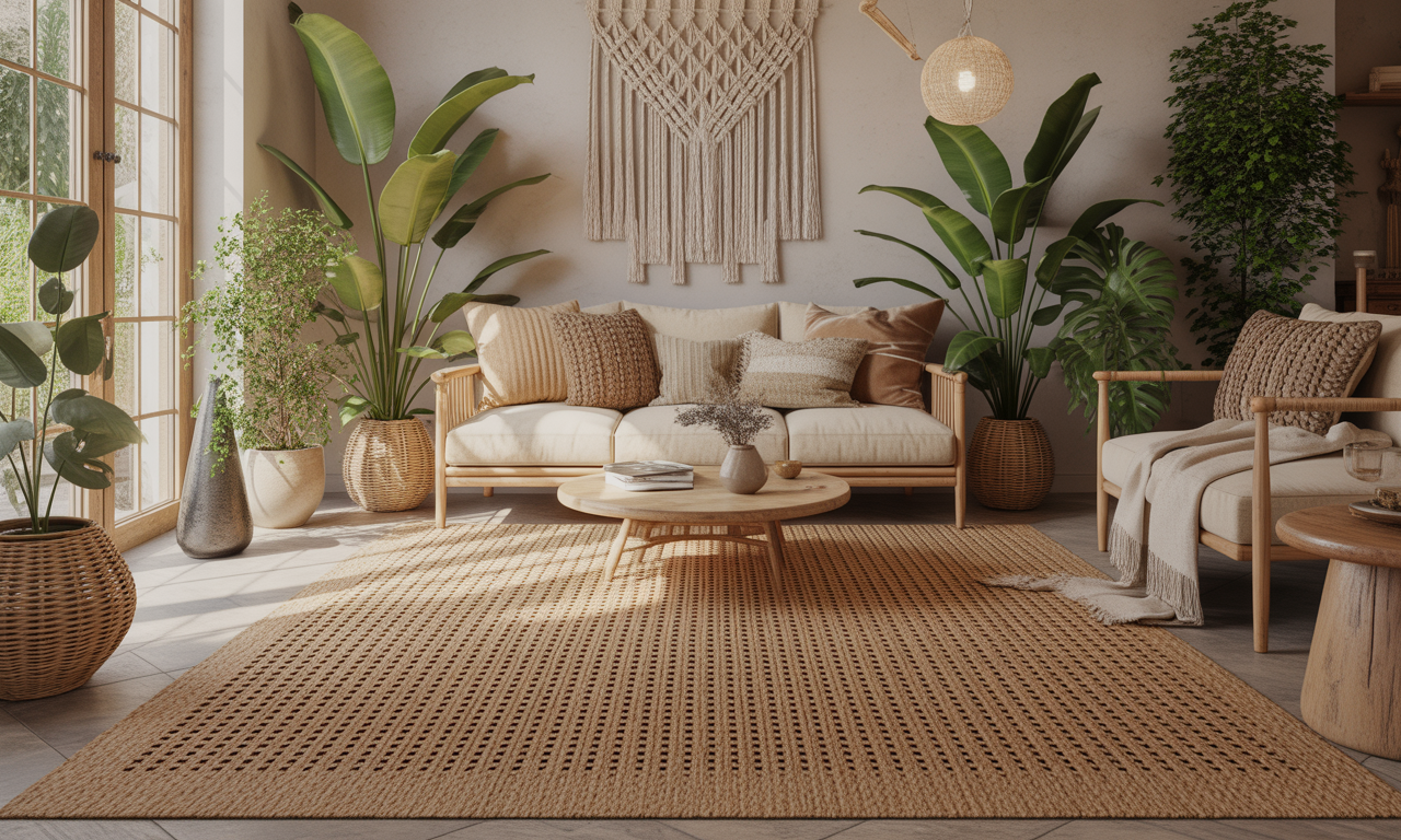 découvrez comment un tapis en rotin rectangulaire peut transformer votre intérieur avec une touche bohème chic et naturelle. apportez chaleur et authenticité à votre décoration grâce à ce secret déco incontournable.