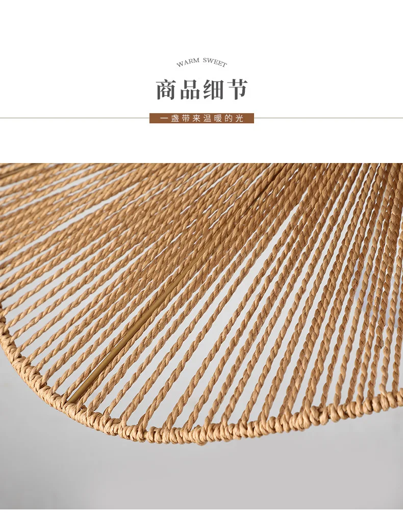 Suspension boho dôme en rotin tressé, 30 cm – Image 39