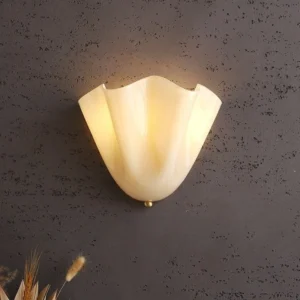 Applique murale rétro en verre LED, modèle unique