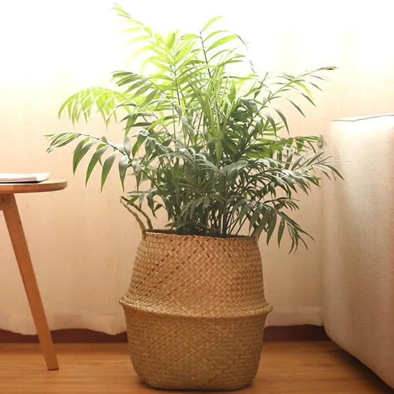 Cache-pot rotin suspendu Style 2 L pour plantes – Image 2