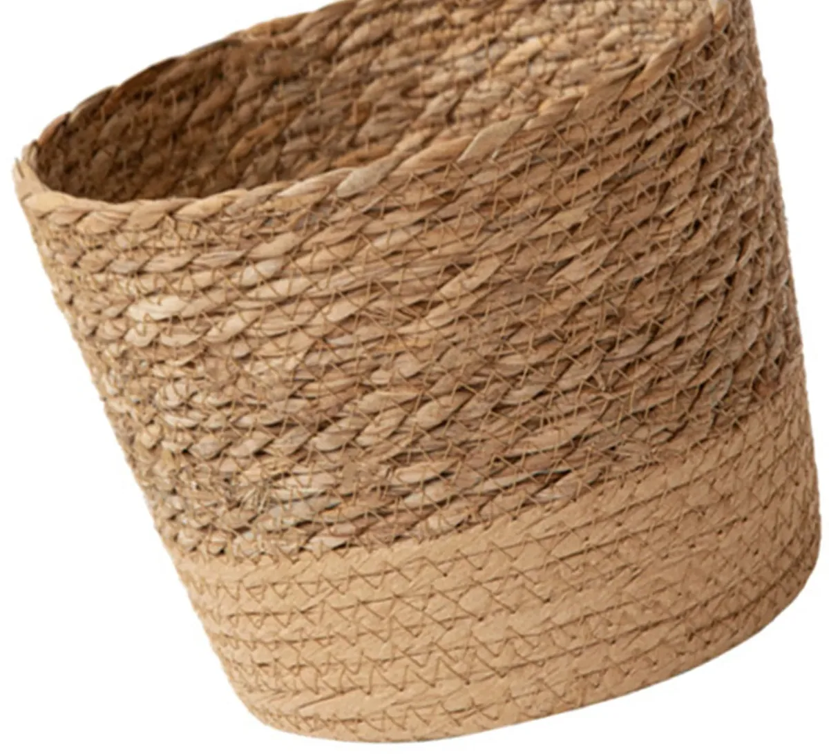 Cache-pot tressé style pastoral BLANC – Image 4
