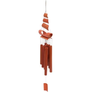 Carillon éolien en bambou et clochettes décoratives