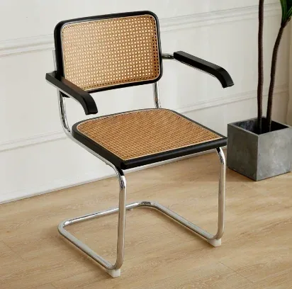 Chaise de salle à manger en rotin style Cesca WK50DC – Image 2