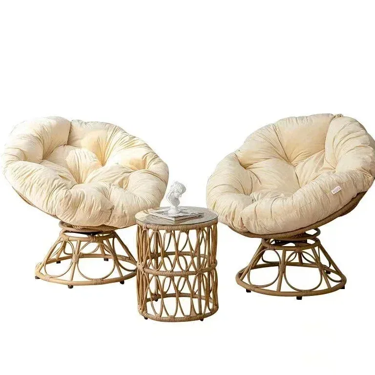 Chaise papasan inclinable style scandinave pour jardin – Image 3