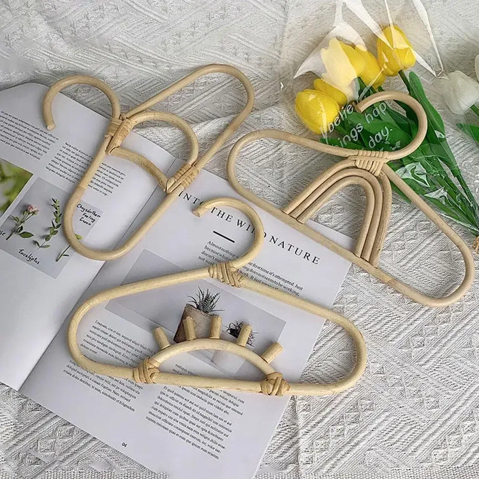 Cintre en rotin arc-en-ciel pour bébés et enfants – Image 2
