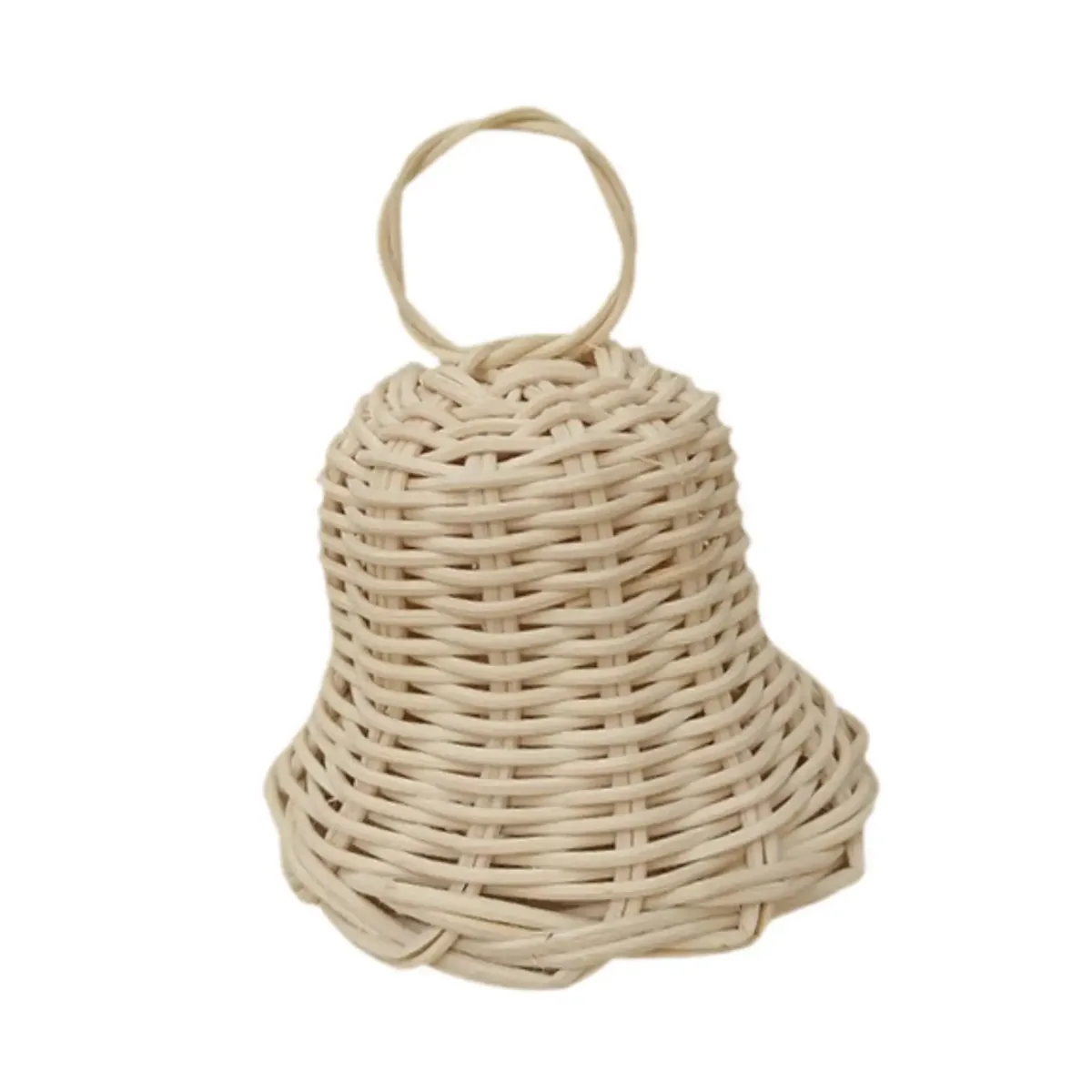 Clochettes rattan tissées main pour décoration de Noël – Image 5