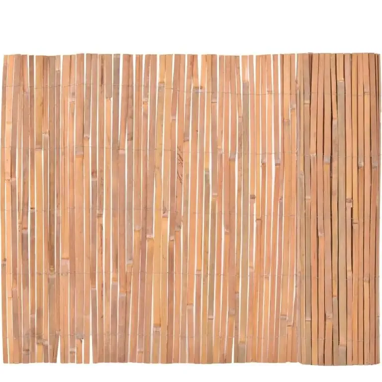 Clôture brise-vue en bambou 100 x 400 cm – Image 2