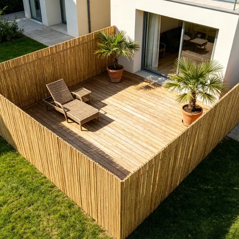 Clôture canisse bambou 300 x 100 cm enroulable – Image 2