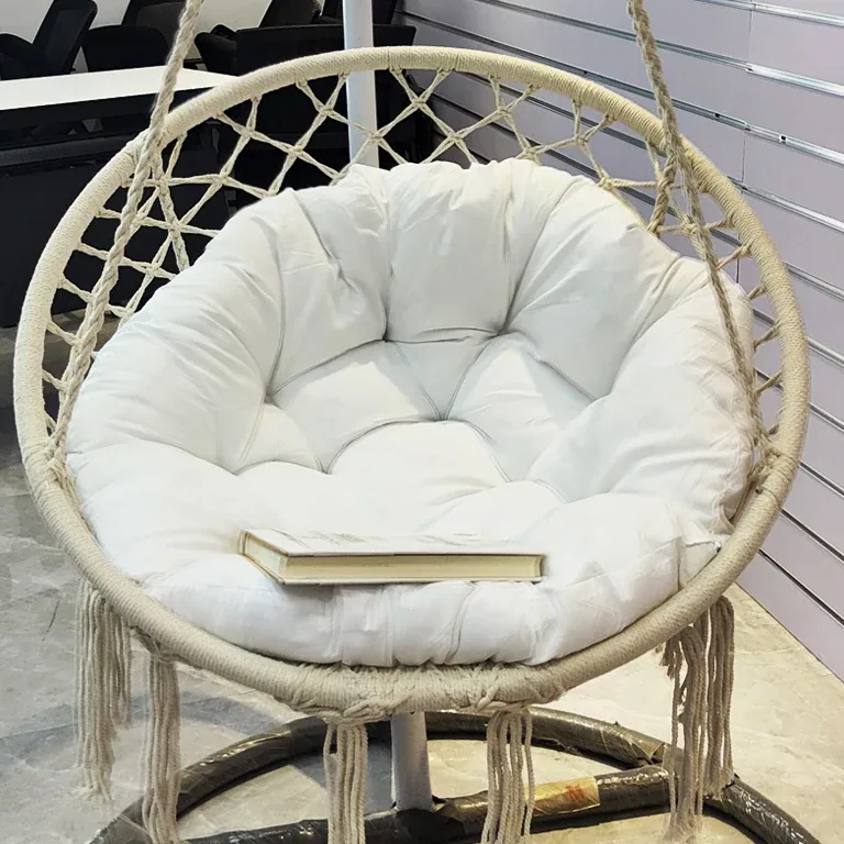 Coussin d'assise pour fauteuil et balançoire rotin – Image 2