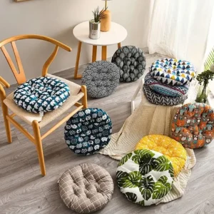 Coussin de chaise 40x40 cm épais en coton-polyester