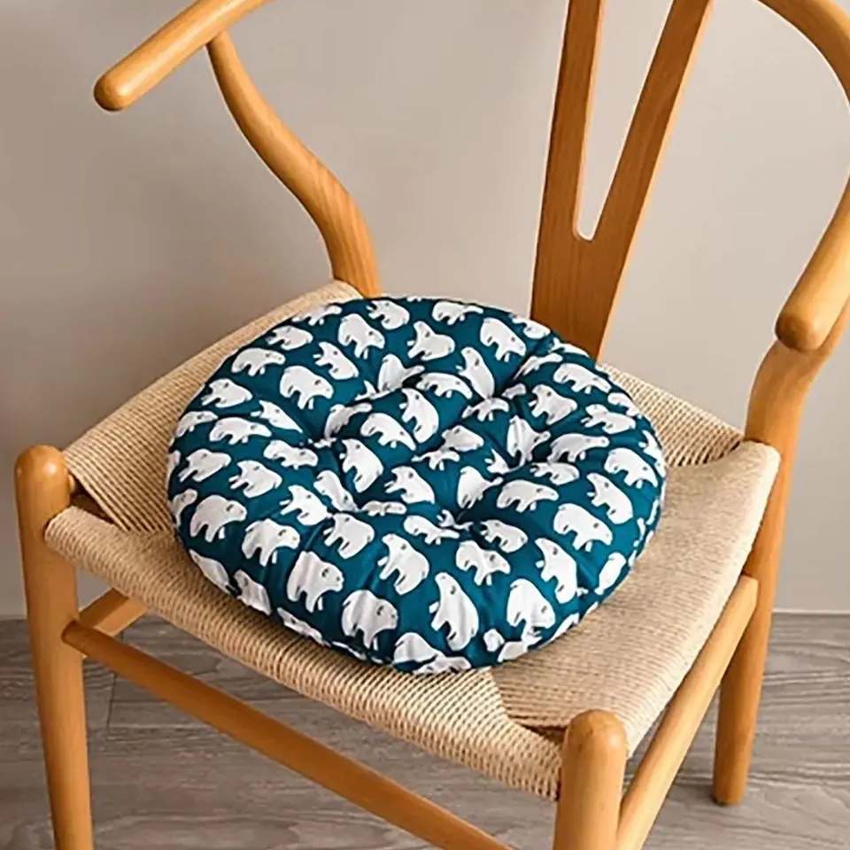 Coussin de chaise 40x40 cm épais en coton-polyester – Image 3