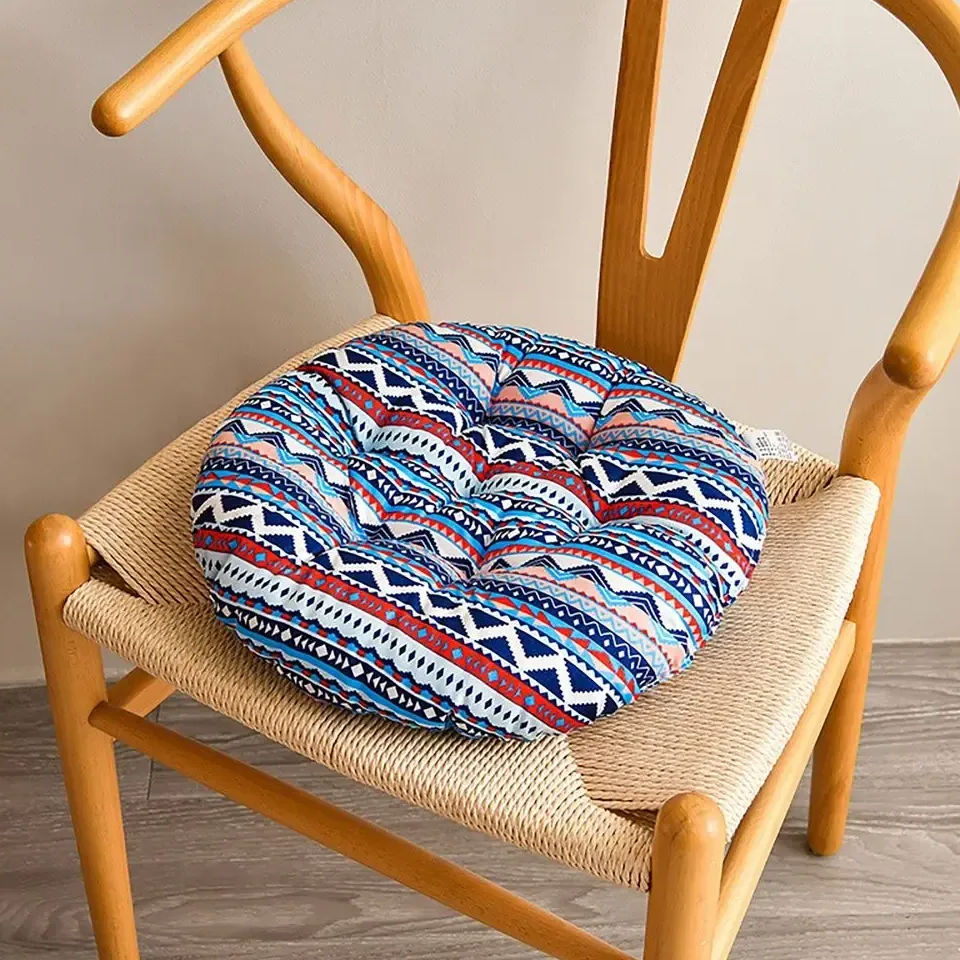 Coussin de chaise 40x40 cm épais en coton-polyester – Image 4