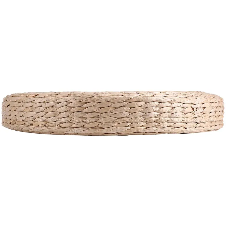 Coussin de chaise en paille tissée, rembourré coton – Image 2