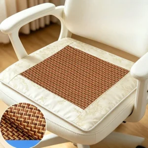 Coussin de chaise rotin rafraîchissant pour bureau