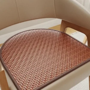 Coussin de chaise rotin tressé respirant pour été