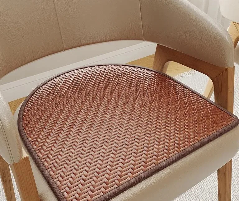 Coussin de chaise rotin tressé respirant pour été