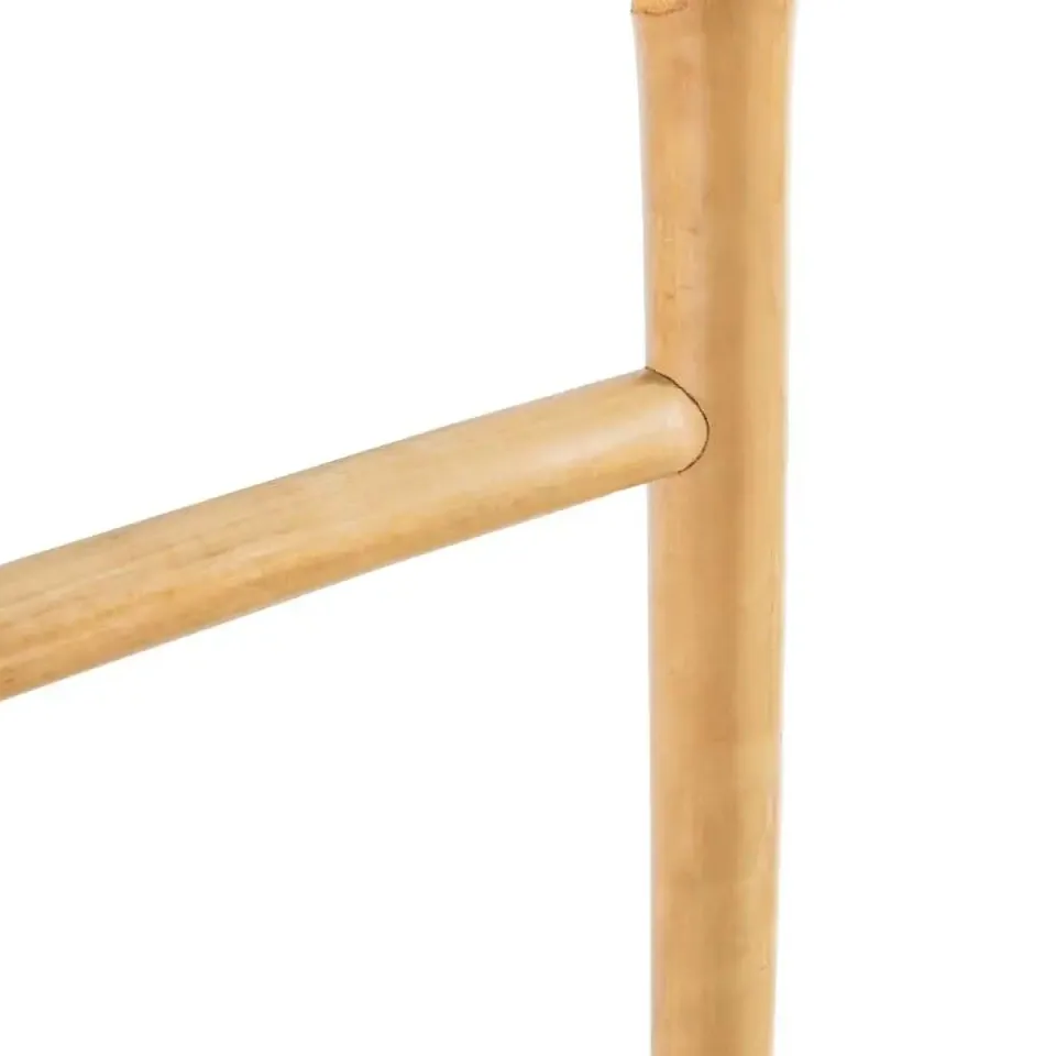 Échelle porte-serviettes bambou 5 poignées 150 cm – Image 4