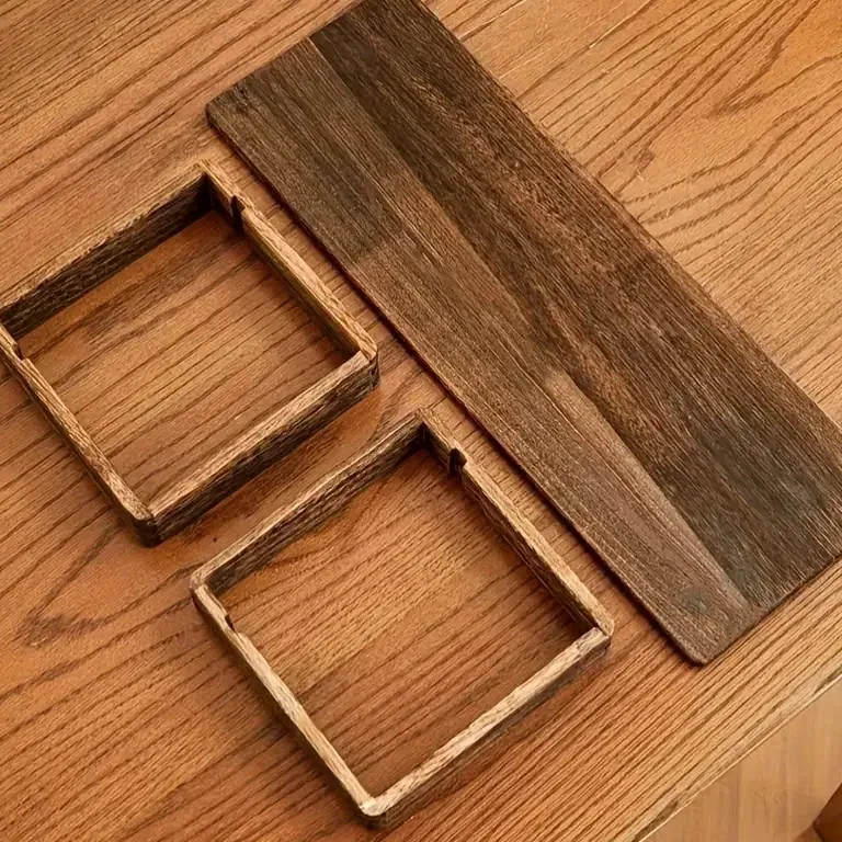Étagère de bureau en bambou compacte pour rangement – Image 3