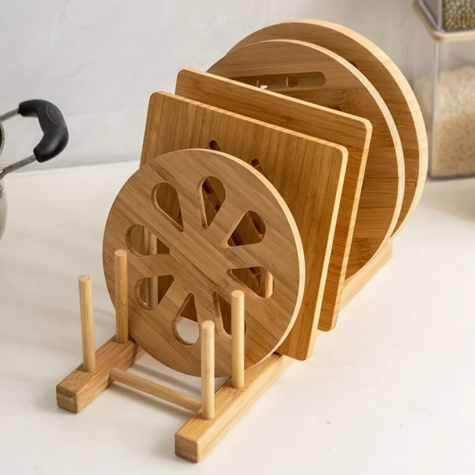 Étagère extensible en bambou pour vaisselle et rangement – Image 2