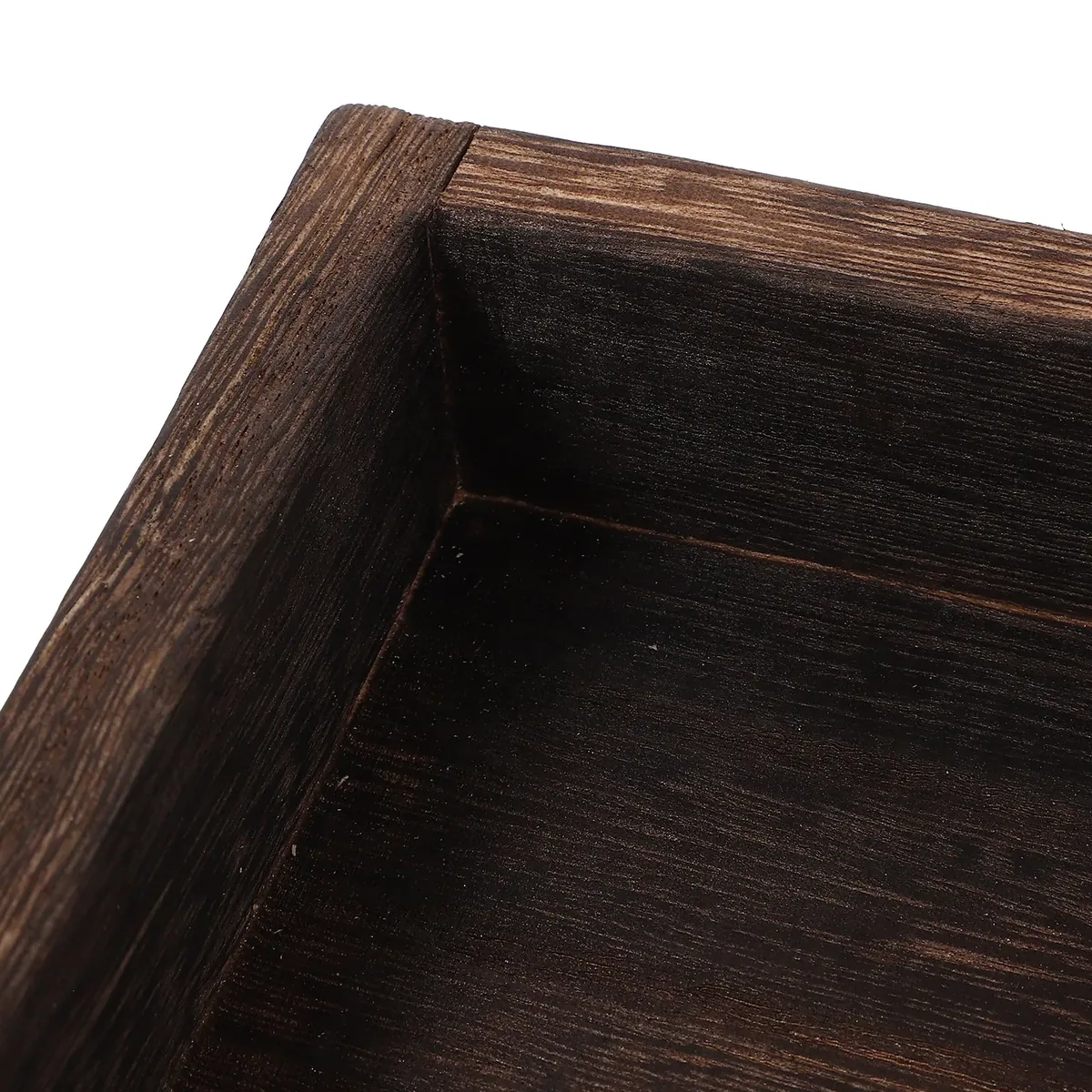 Étagère murale flottante d'angle en bois naturel – Image 3