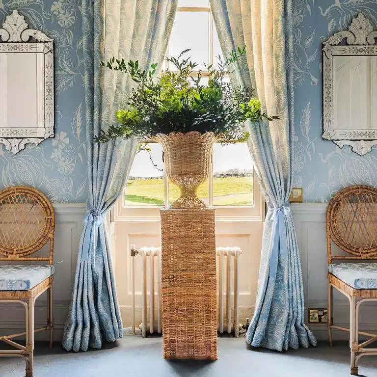 Grand vase rotin tissé main style scandinave – Image 5
