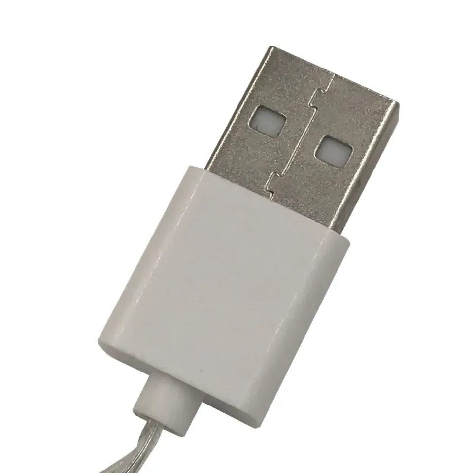 Guirlande rotin boule LED USB 2 m, 20 lampes – Image 4