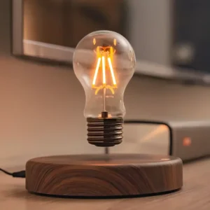 Lampe lévitation magnétique avec ampoule LED flottante