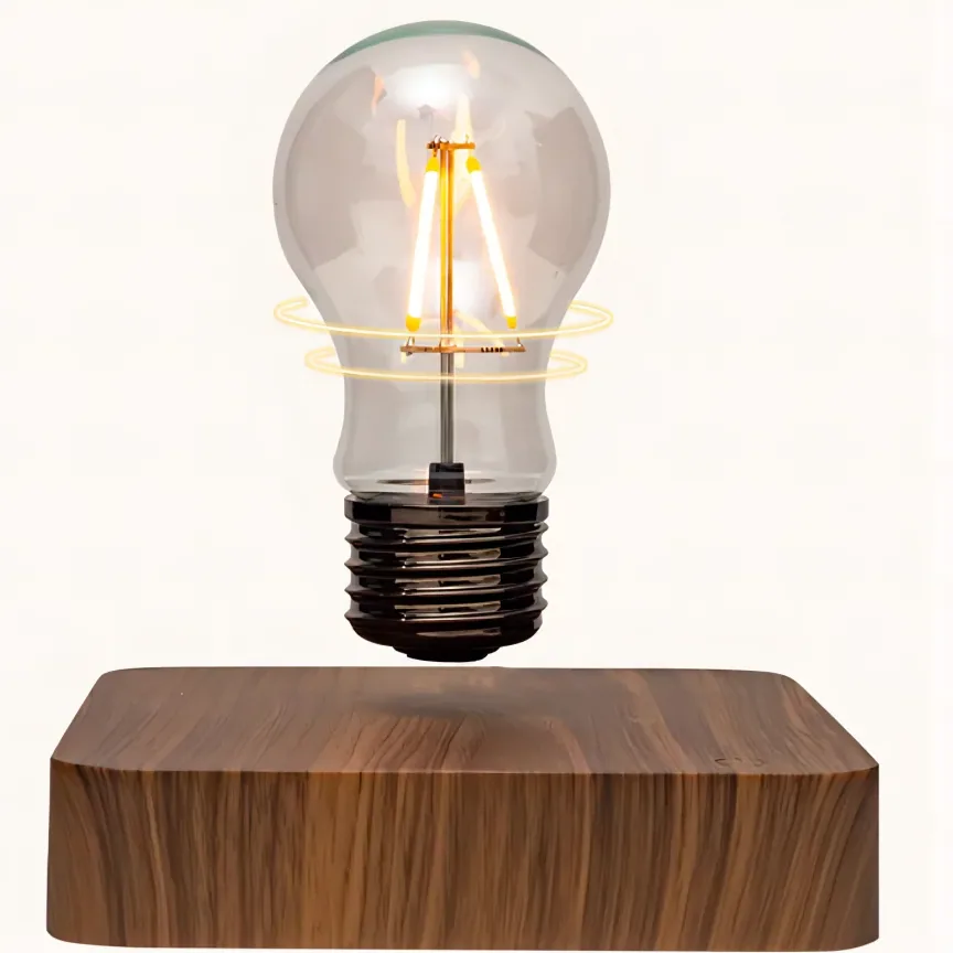 Lampe lévitation magnétique avec ampoule LED flottante – Image 2