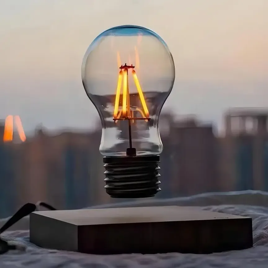 Lampe lévitation magnétique avec ampoule LED flottante – Image 3