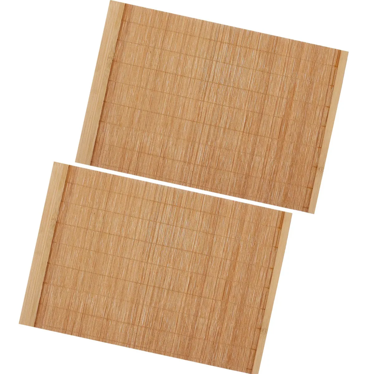 Lot de 2 dessous-de-plat en bambou style japonais