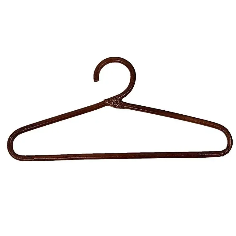 Lot de 3 cintres tissés en rotin naturel beige – Image 2