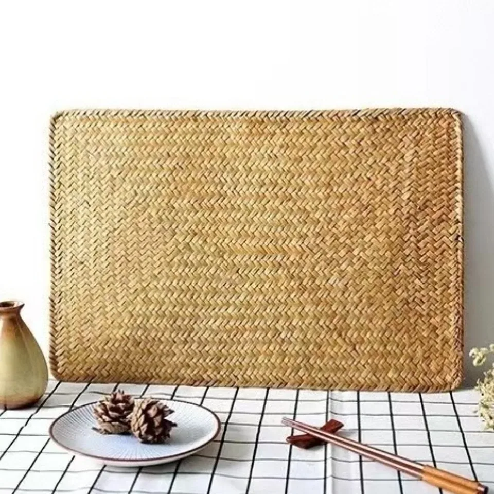 Napperon rectangulaire rotin tressé 45x30 cm – Image 4