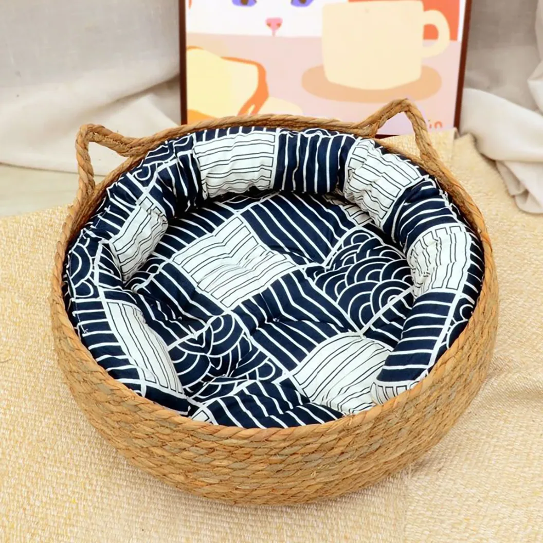 Nid en peluche pour chat et petit chien respectueux de l'environnement – Image 2