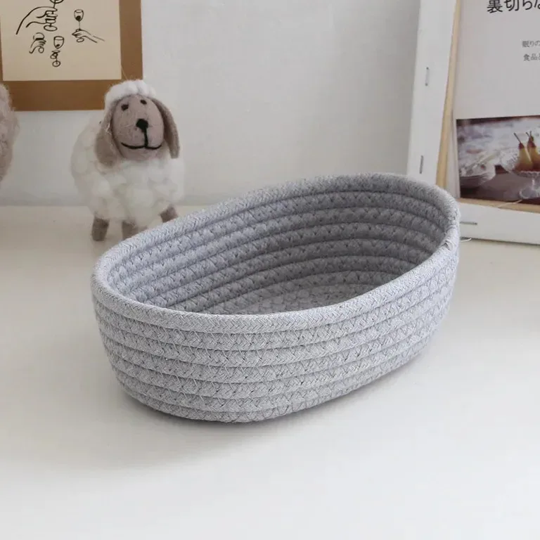 Panier bateau rotin tressé pour rangement polyvalent – Image 5