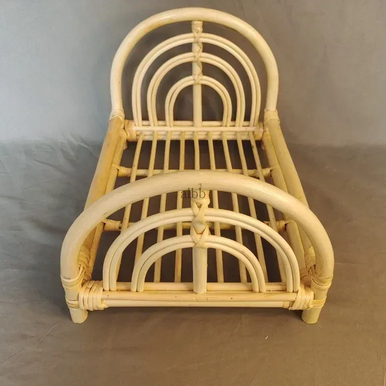 Panier berceau en rotin tissé pour nouveau-né – Image 2